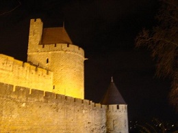 cite Carcassonne de nuit